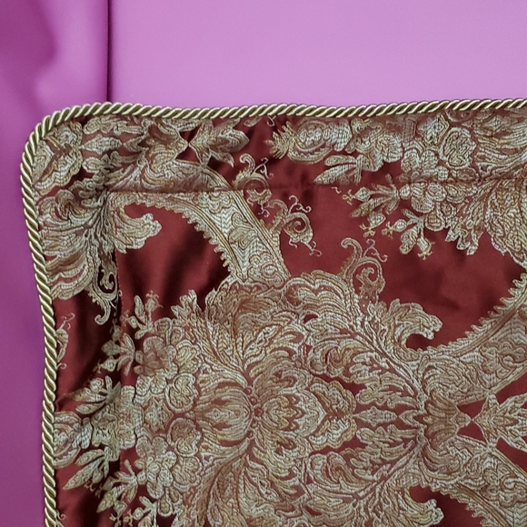 LOT 2 Croscill home pillowcase Victorian European cover 26 x 20 in Rococo - Picture 3 of 8